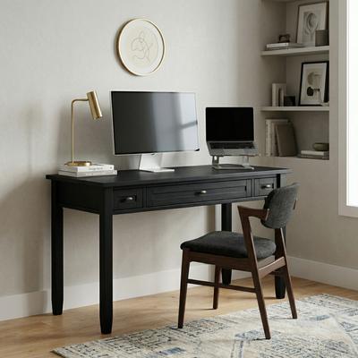 WYNDENHALL Norfolk Solid Wood Transitional Writing Office Desk