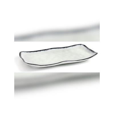 LACOR SEA rechteckige gewellte Melamin-Präsentationsschale 29x17,5 cm 63976