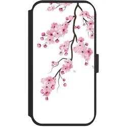 Nivocase Klapphülle für Apple iPhone 11 Handyhülle aus Kunst Leder NIVOflip schwarz Asien Japan (Apple iPhone 11), Smartphone Hülle, Schwarz