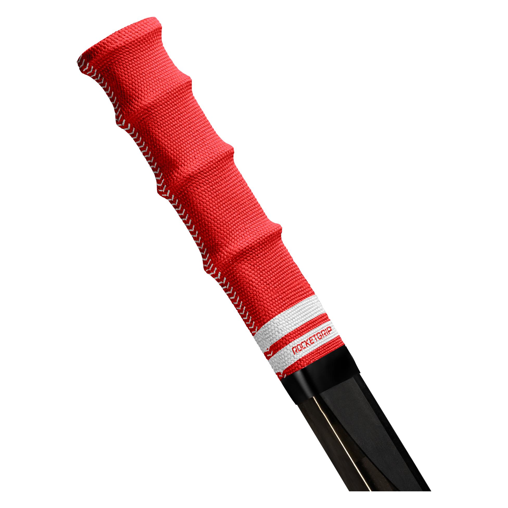 Rocketgrip Stoff-Hockeyschlägergriff (Einheitsgrösse, Rot) (Rocketgrip)