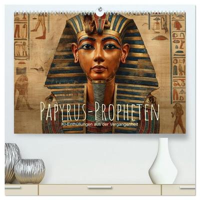 Papyrus-Propheten - KI-Enthüllungen aus der Vergangenheit (hochwertiger Premium Wandkalender 2027 DIN A2 quer), Kunstdruck in Hochglanz