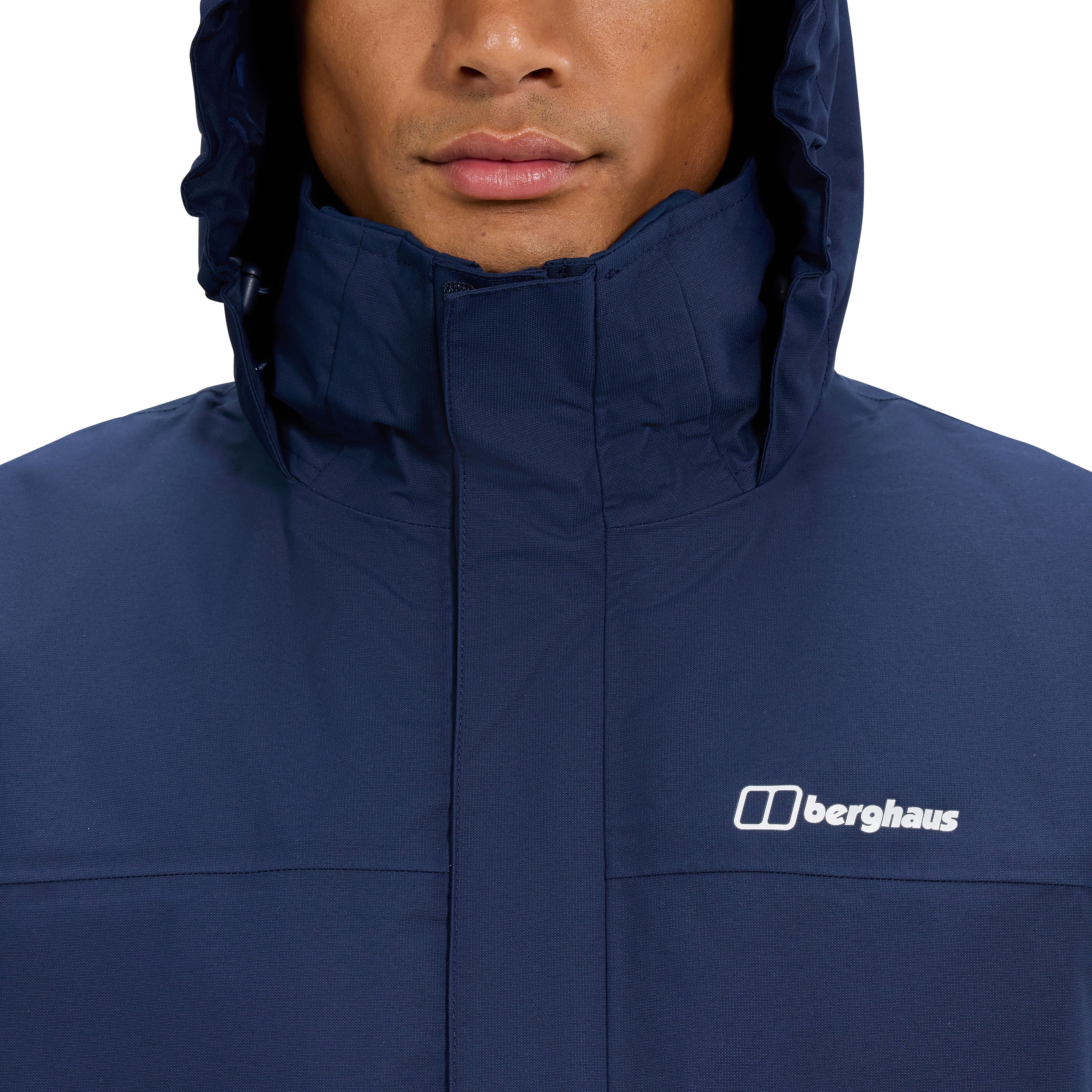 3-in-1-Funktionsjacke BERGHAUS "RG ALPHA 2.0 GEMNI 3IN1 JACKET", Herren, Gr. L, blau (dusk), Obermaterial: 100% Polyamid. Futter: 100% Polyester, Jacken 3-in-1-Funktionsjacke, wasserdicht, atmungsaktiv, mit einzeln tragbaren Jackenteilen