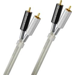 Oehlbach D1C3903 Cinch Audio Anschlusskabel [2x Cinch-Stecker - 2x Cinch-Stecker] 2.00 m Silber