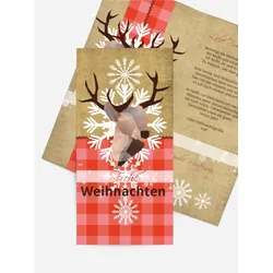 Weihnachtsgrußkarten geschäftlich selbst gestalten mit Spruch und Fotos im Onlinedesigner bei Meine-Kartenmanufaktur.de