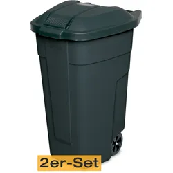 BRB Mülltonne 100 Liter VE: 2 Stück, anthrazit/anthrazit