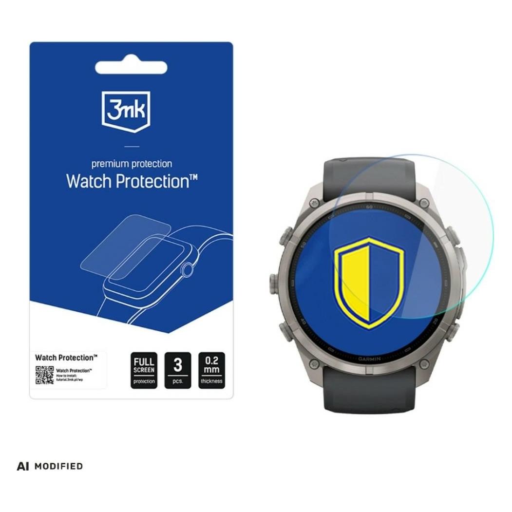 3MK - FlexibleGlass (3er-Pack) - Garmin Fenix 9 Pro 51 mm - Transparent (5903108792547)