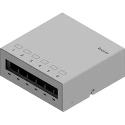 CKVPL0061E - Keystone Unterbaupanel, 6 Port, RAL7035