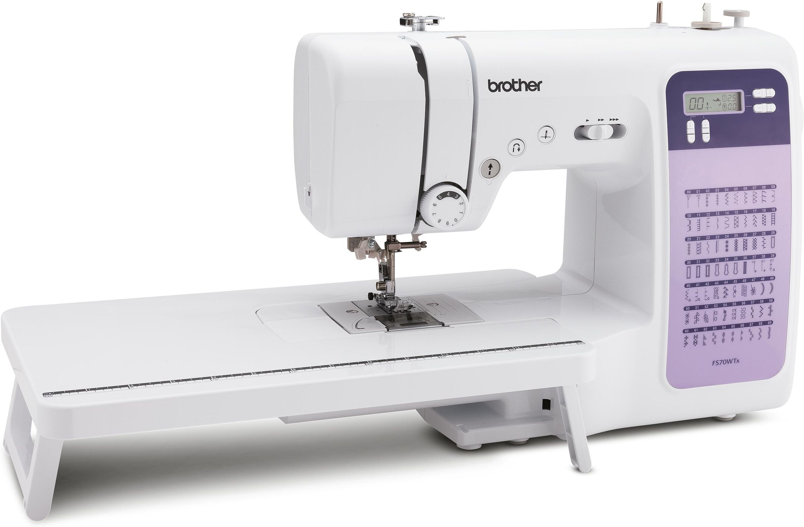 Brother Nähmaschine "FS70WTx", weiss (weiß), Nähmaschinen, Nähmaschine weiß Einheitsgröße