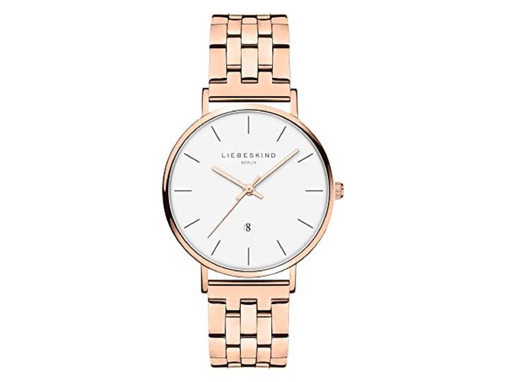Liebeskind Damen Analog Quarz Uhr mit Edelstahl Armband LT-0213-MQ