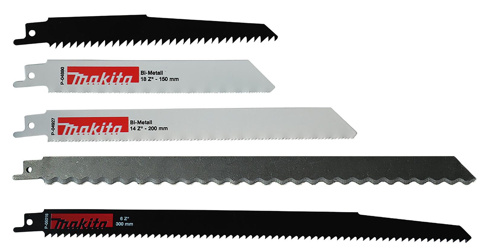 makita P-83951 Säbelsägeblätter-Set 5-teilig