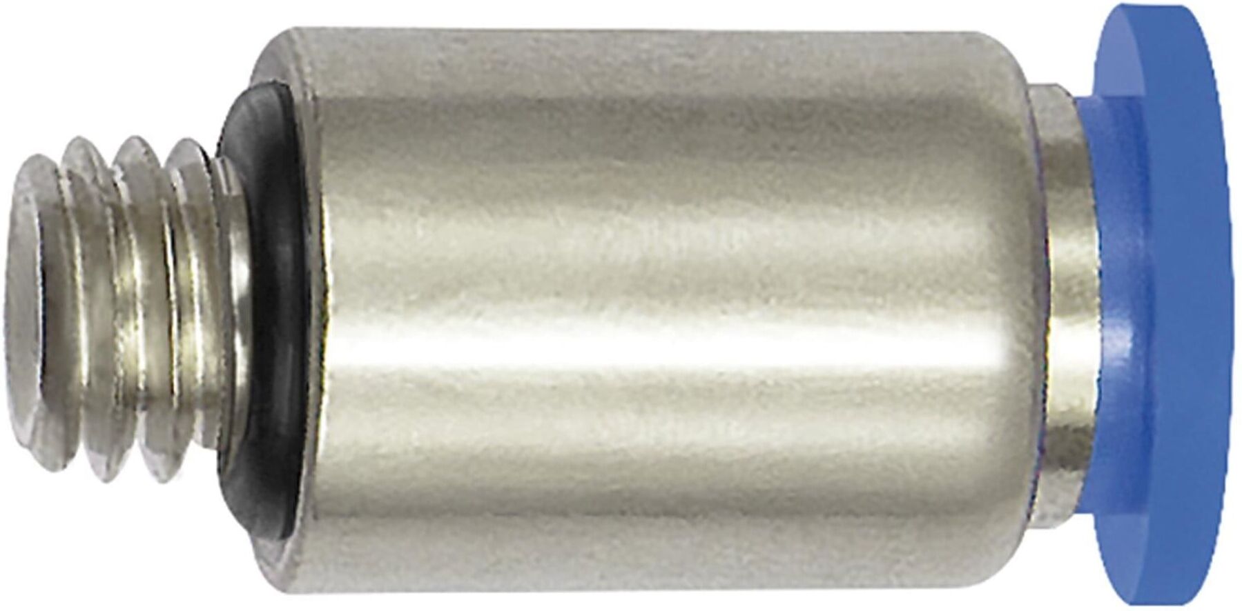 Riegler Gerade Steckverschraubung »Blaue Serie« mini, rund, M3, 207.003-3M)