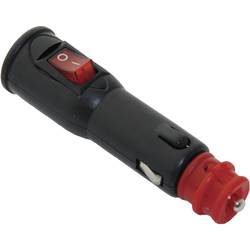 HP Autozubehör Universalstecker mit Schalter Belastbarkeit Strom max.=8 A Passend für (Details) Zigarettenanzünder, Normsteckdosen Stecker mit Schalter 12/24 V 28109