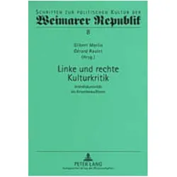 Linke und rechte Kulturkritik, Fachbücher