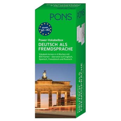 PONS Power-Vokabelbox Deutsch als Fremdsprache, Taschenbuch von , PONS Langenscheidt GmbH, 978-3-12-562476-4