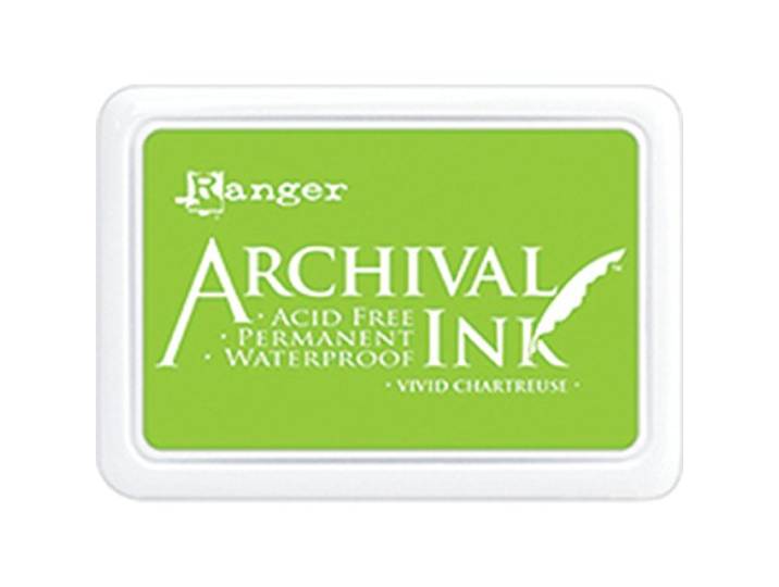 Ranger Archival Inktpad Vivid Chartreuse, Groen