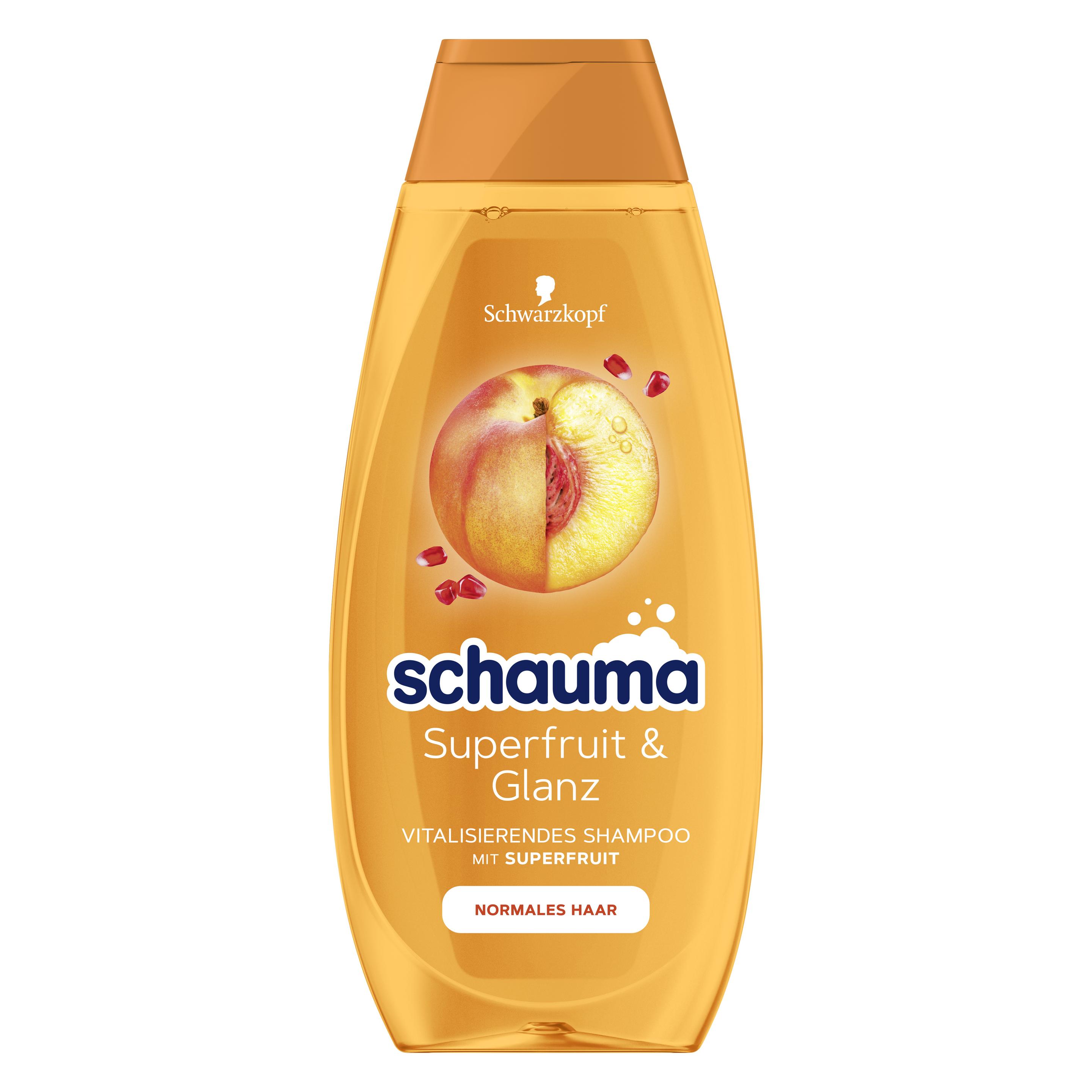 Schauma Superfruit & Glanz (Flüssiges Shampoo, 400 ml) (4015100718157)