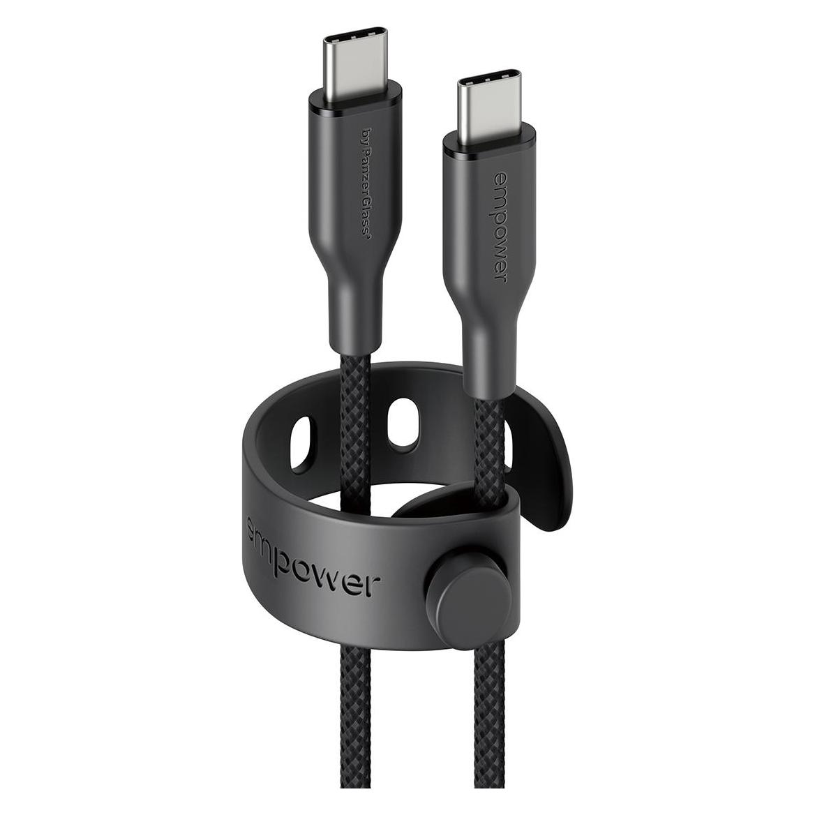 PanzerGlass Racing USB-C to USB-C (1.20 m, USB 2.0, 60 W) (EM92155)