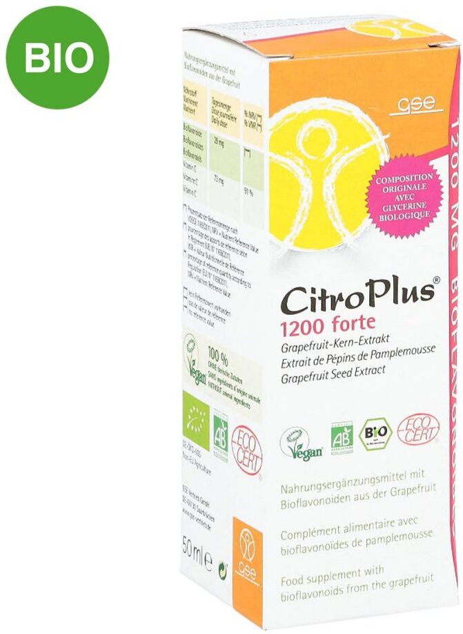 Citroplus 1200 Forte Bio Grapefruit Kern Extr.liq.