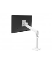 Ergotron NX Befestigungskit Stange Pivot Basis Arm-Einheit Befestigungsmaterialien für Monitor weiß Bildschirmgröße: bis zu 86,4 cm 34 Zoll Tischmontage (45-669-216)