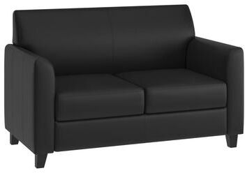 Flash Furniture LeatherSoft Loveseat with Clean Line Stitched Frame