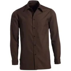 Hemd langarm "2520" - 6XL - braun
