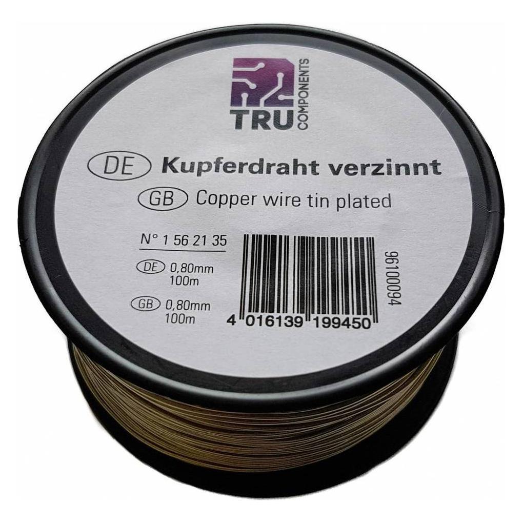 Tru Components Kupferdraht verzinnt (22 m) (1562136)