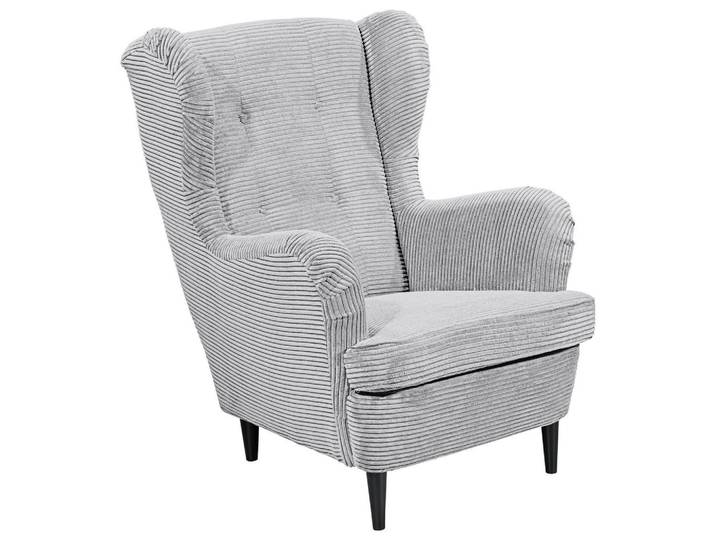 Carryhome Ohrensessel, Hellgrau, Holz, Buche, massiv, 78x102x98 cm, Wohnzimmer, Sessel, Ohrensessel