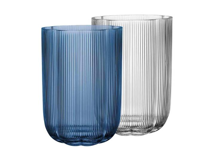Dekovase VILLEROY & BOCH Vasen Fleur 22,5 cm 2er Set bunt , bunt, Vasen, Dekovase