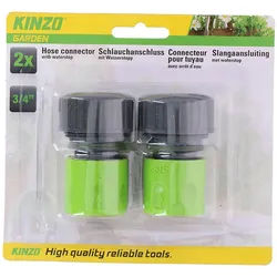 Kinzo - 3/4 "spojka Garten- hadice 2 Stk..