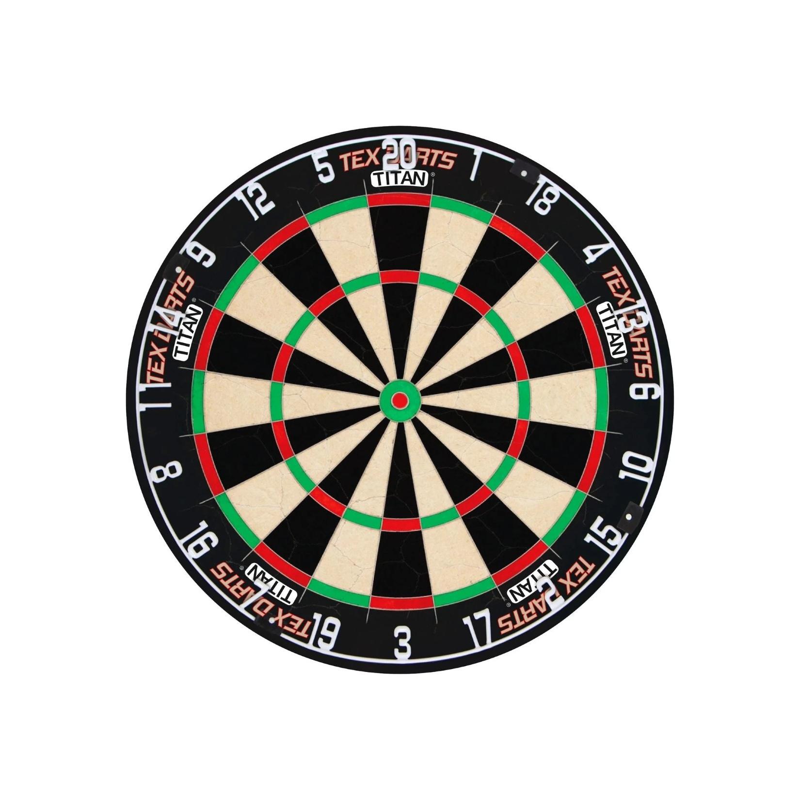 TEX Titan Pro Dartboard mit ultra-schlankem Design
