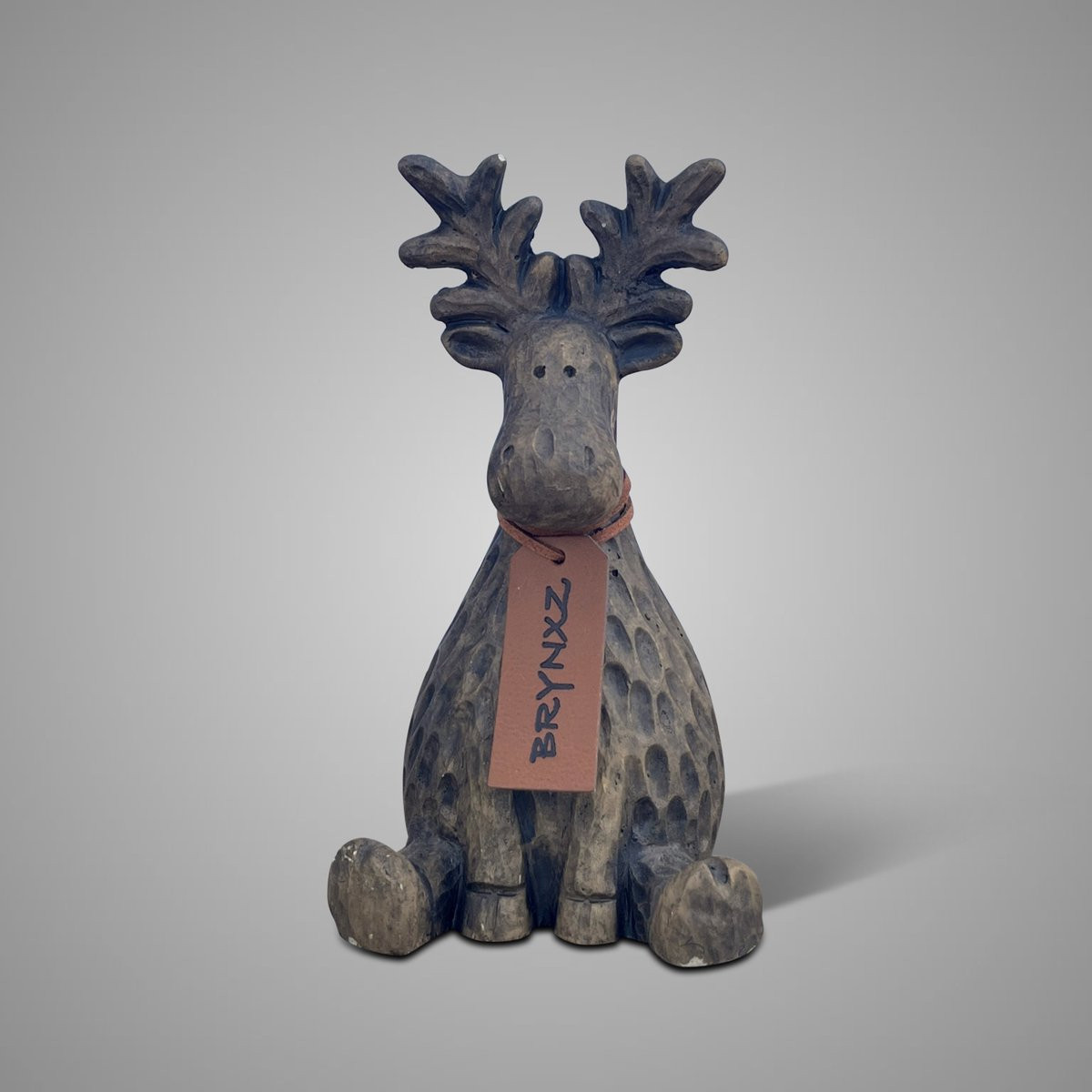 Brynxz Rendier Rudolf Himself Majestic Brown Kerstdecoratie voor op tafel