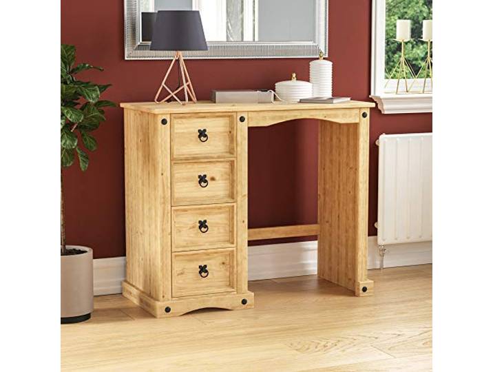 Amazon Marke - Movian Corona Designs massivem Frisiertisch, Holz, Kiefer