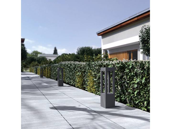 Lienna Lampe de Jardin H60 Dark Grey - Arcchio - Terrasse - Moderne - Aluminium - À ampoule unique