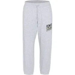 CHIEMSEE Sweathose mit Retro Print und elastischem Beinabschluss, Größe 2XL in Grau 154101