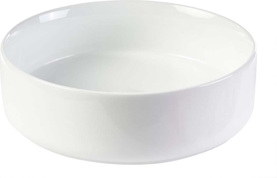 Miliboo Vasque ronde en céramique blanche D40.5 cm ISLA