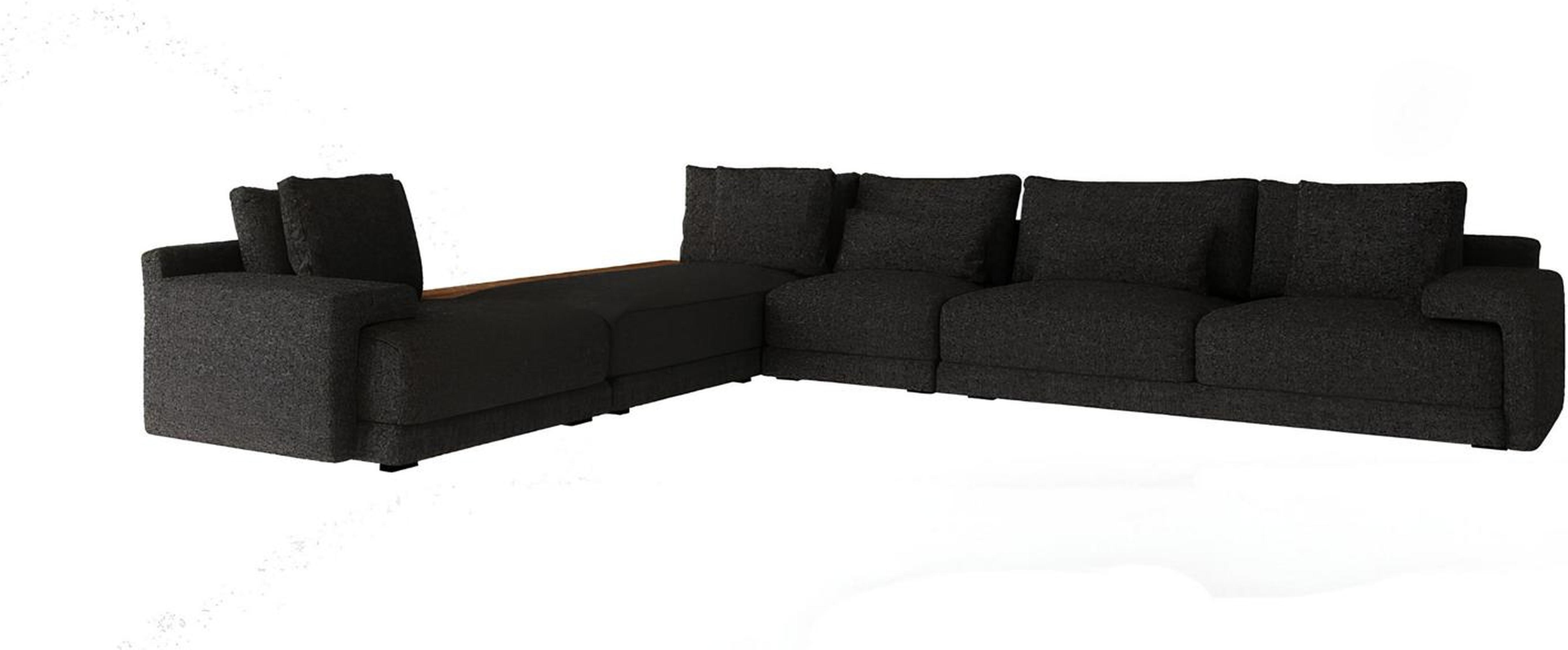 Ecksofa in stilvollem Design Schafft eine Atmosphäre der Entspannung