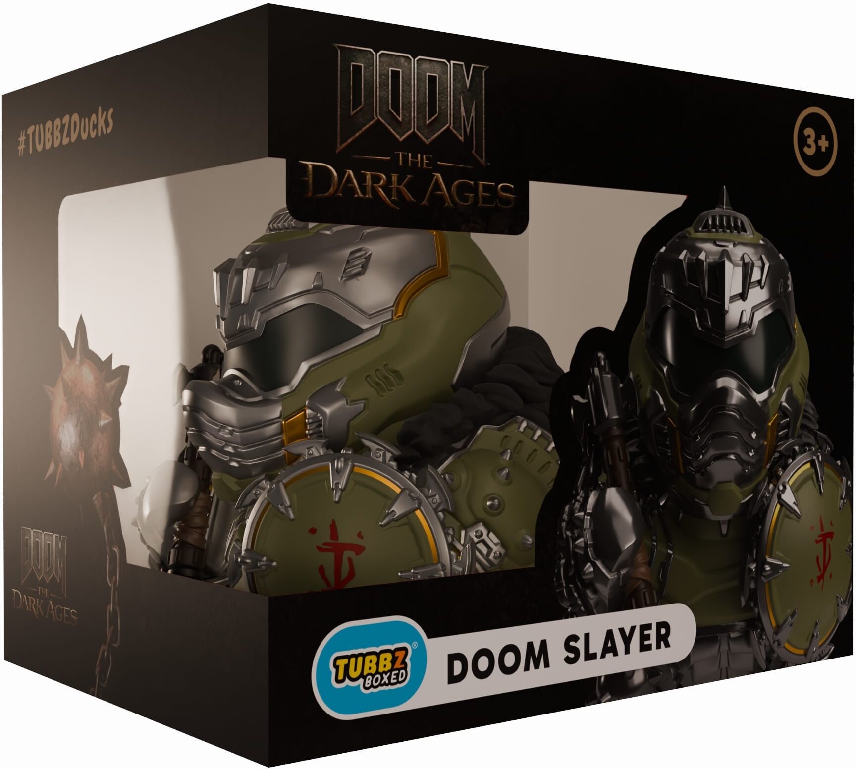 Tubbz Collectibles – Doom Dark Ages – Doom Slayer (Boxed Edition) - Official DOOM Licensed Collectible PVC Figure