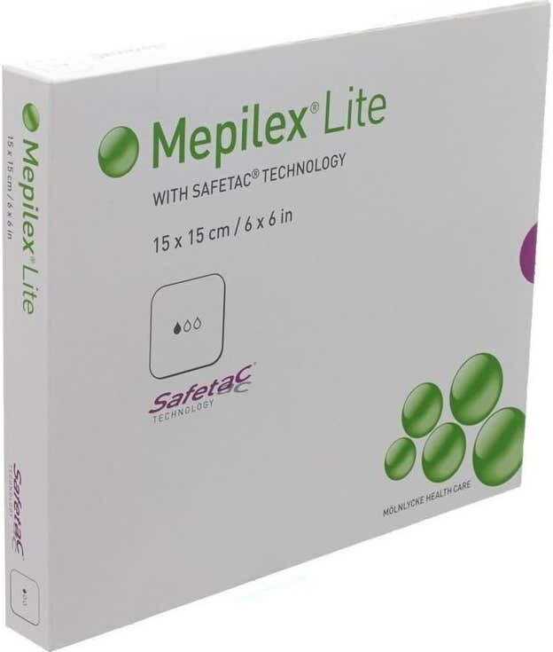 Mepilex Lite Apósito 15x15 cm 3 uds