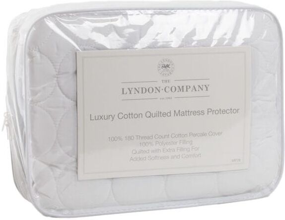 The Lyndon Company Cotton Quilted Mattress Protector Super King