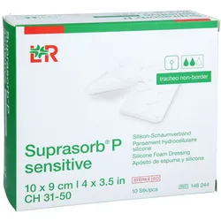 Suprasorb P Sen.pu-schaumv.tracheo Non-bor.9x10cm 10 St