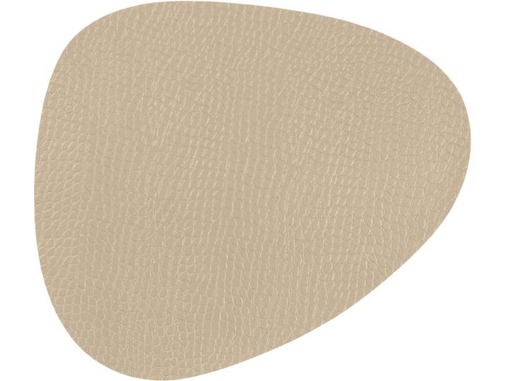Platzset STUCO Iguana – Stone-Shape , grau (hellgrau, natur), B:37cm L:44cm, Obermaterial: 82% PVC, 18% Polyester, Platzsets, Platzset