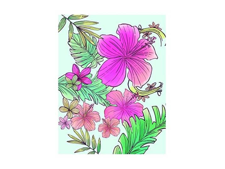 Disney Wandbild von Komar Ariel Flowers Kinderzimmer, Babyzimmer, Dekoration, Disney, Meerjungfrau, Mädchenzimmer, Kunstdruck Größe 40x50cm (Breite x Höhe) ohne Rahmen WB010-40x50
