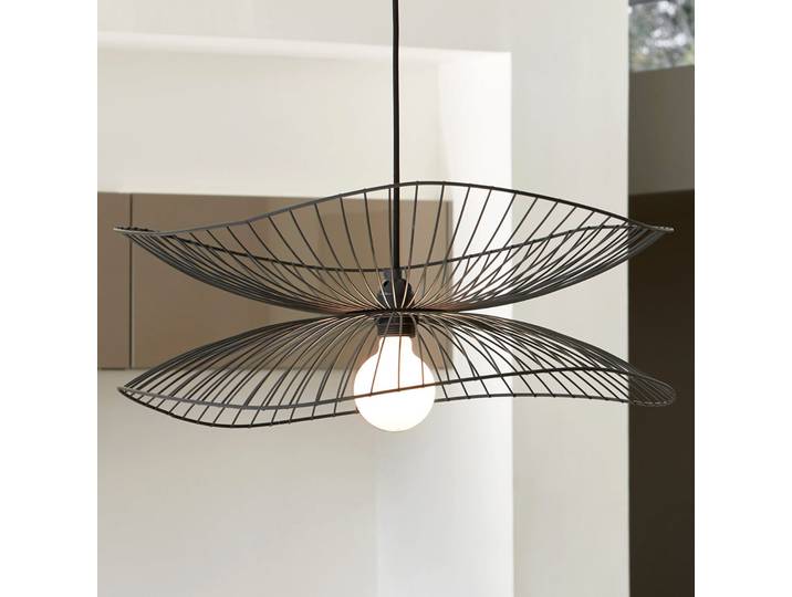 Libellule hanglamp S Black - Forestier Libellule S - Woonkamer - Designer - Metaal - 1 lamp