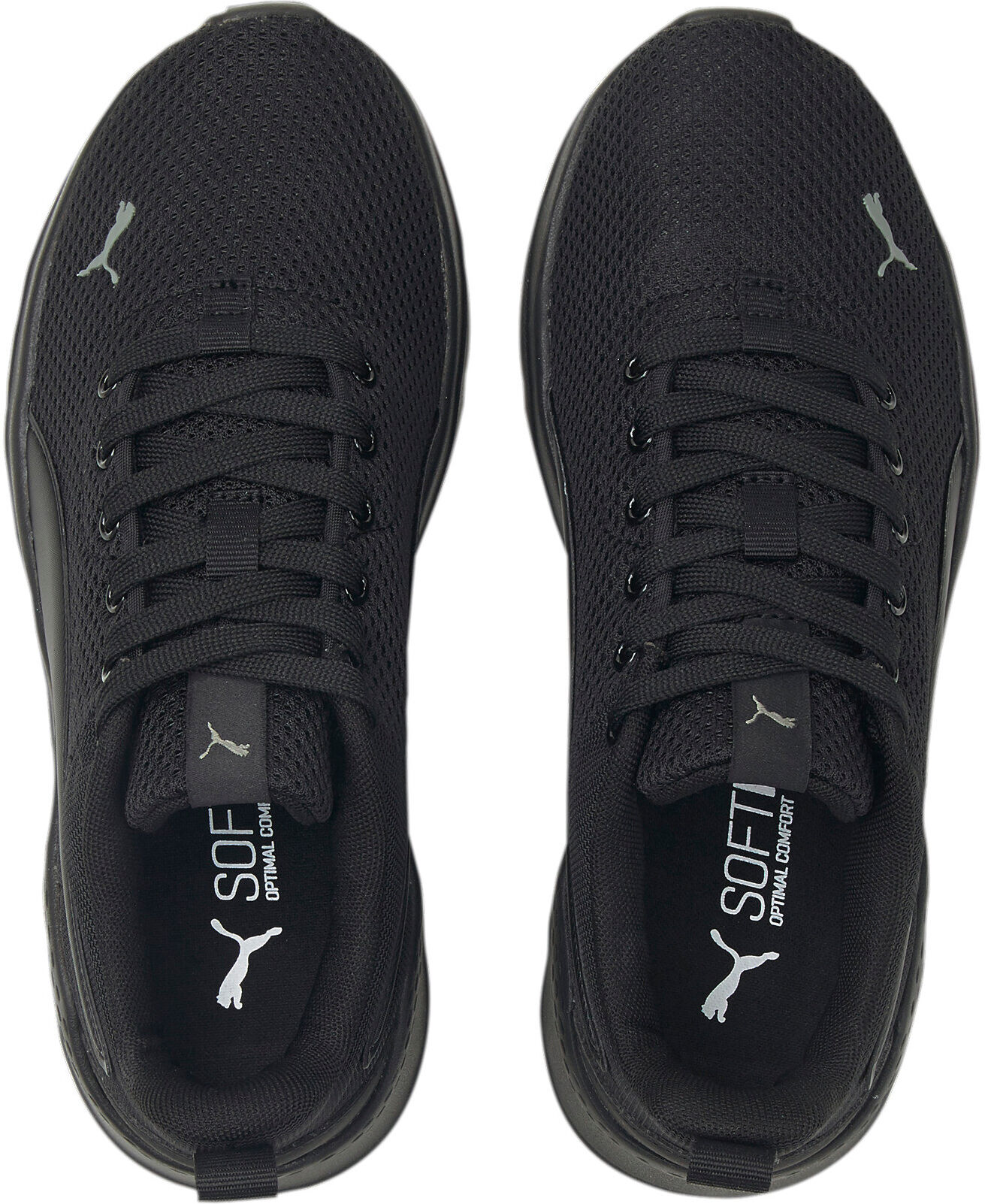 "ANZARUN LITE JR" atmungsaktives Mesh-Obermaterial, dämpfende EVA-Zwischensohle puma schwarz, ultra gray 37,5