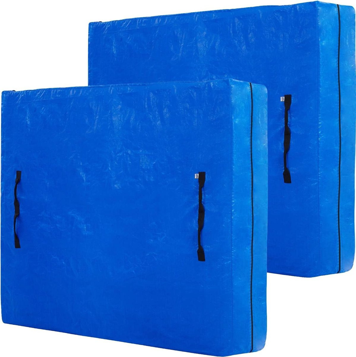 Matrastas Verhuisopslag Matrashoes - 2 stuks - Blauw
