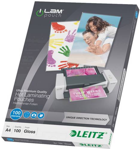 Leitz Laminierfolie DIN A4 100 micron glänzend 100St.