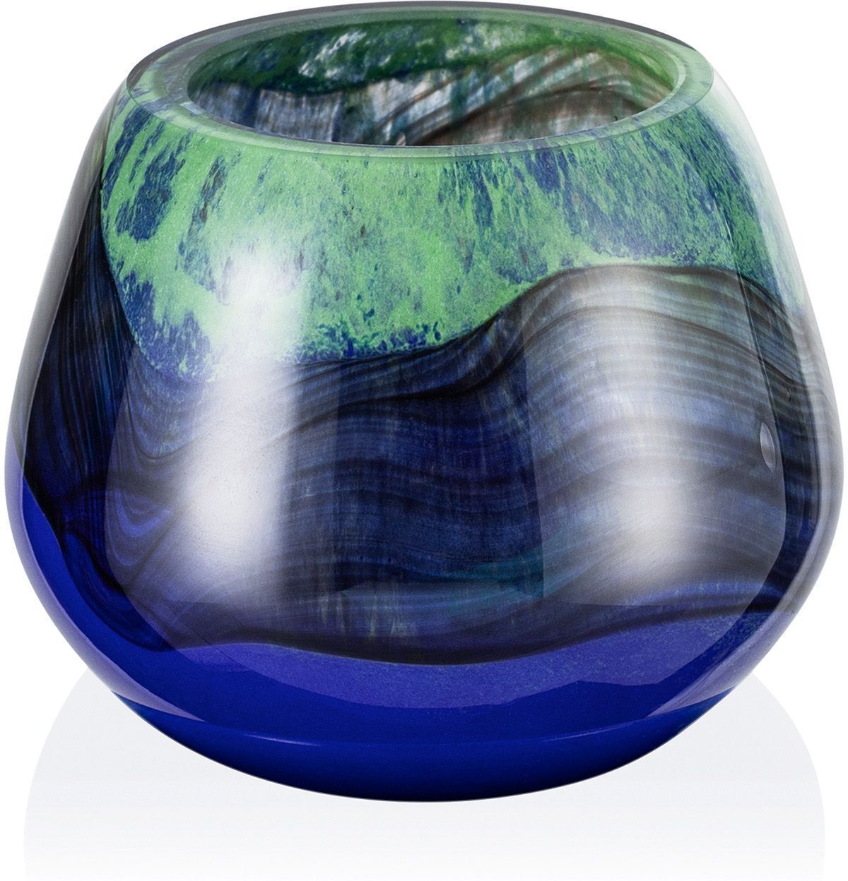Tirolix Portacandela 11 x 9 cm Verde/Blu Fusion