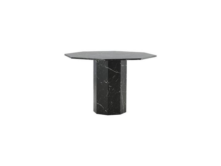 Furnlux Esstisch Marbs Schwarz 110x110x75 cm, 110x75x110 cm, Esszimmer, Esstische
