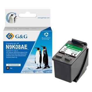 G&G kompatibel Ink mit N9K08AE, HP 304XL, NH-RC304XLBK-T, black, 18ml, ml (BK) (NH-RC304XLBK-T)