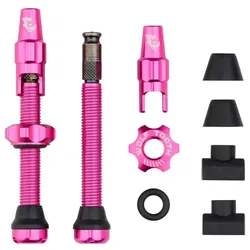 Wolf Tooth Tubeless Valve Stem Ventile, Clik Valve, 44mm, 2 Stk., pink
